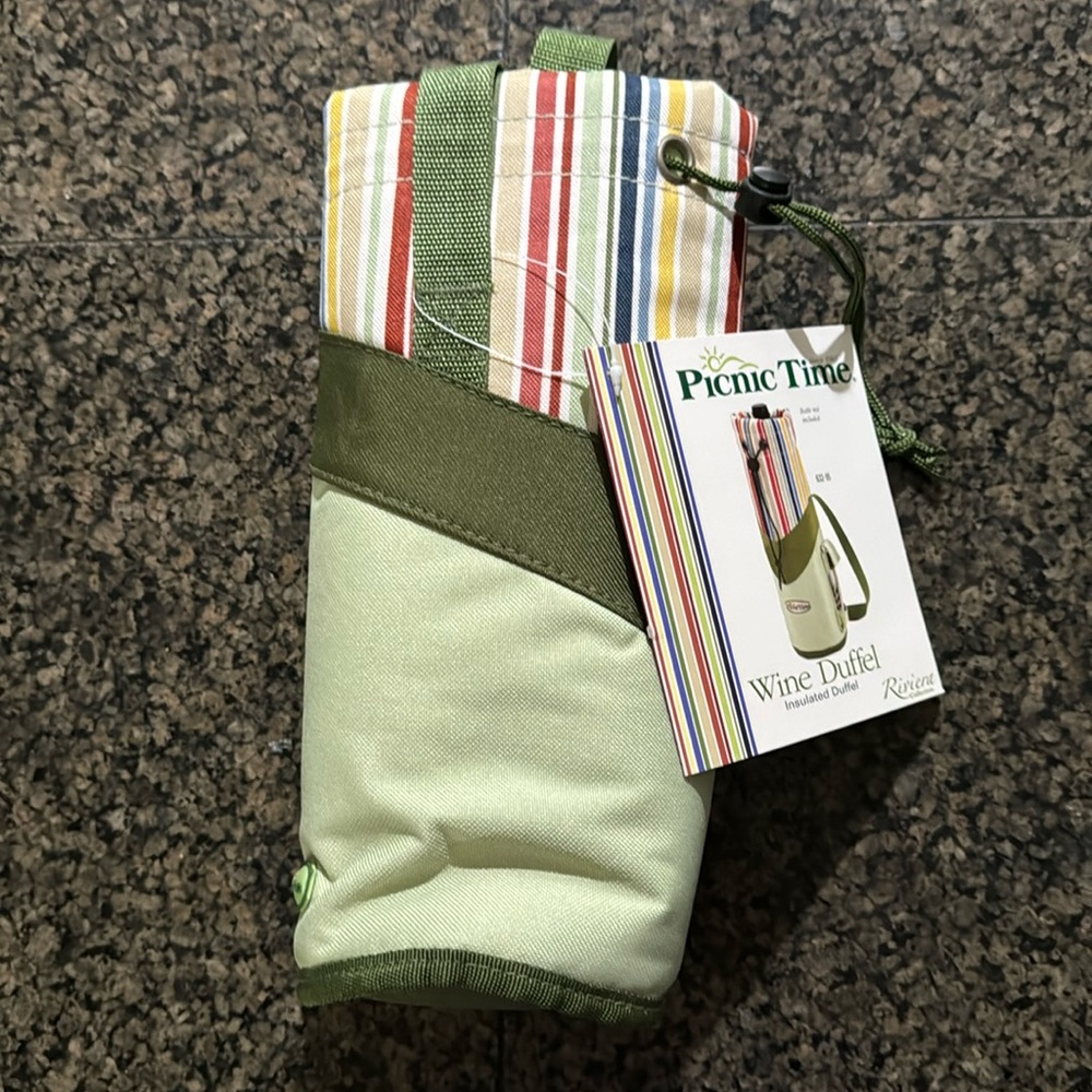 NWT Riviera Wine Duffle